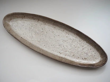 Japan Minoware Yakimono Long Oval Plate