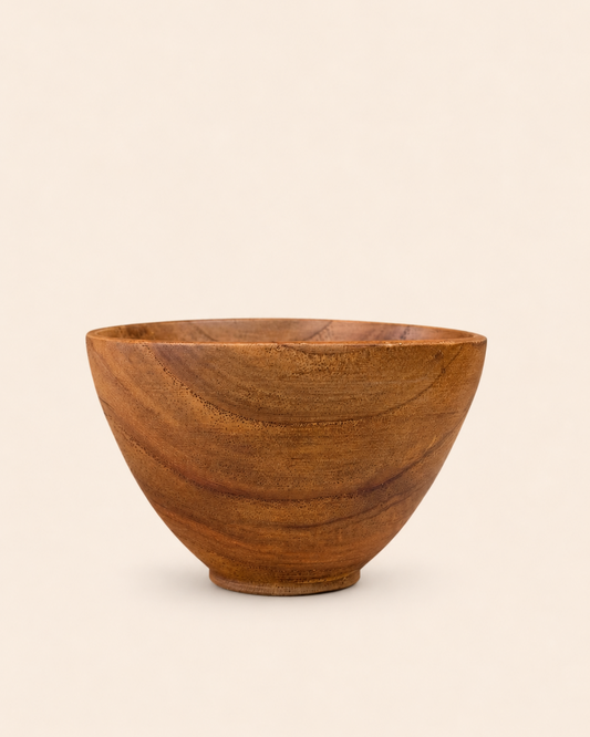 Handcrafted Wooden Miso Bowls