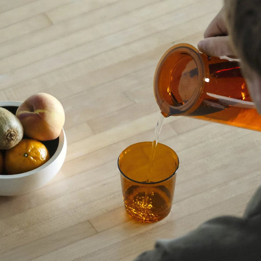 KINTO CAST AMBER glass