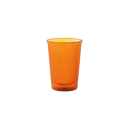 KINTO CAST AMBER double wall glass 290ml