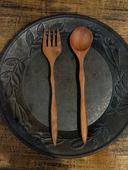 Handcrafted wood flatware