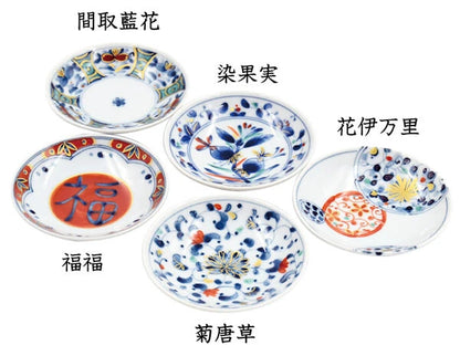 Japan made Fuku Mino dish plate gift sets
