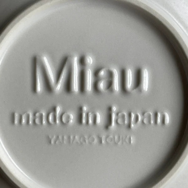 Japan Mino ware Miau Cat Shape Plate
