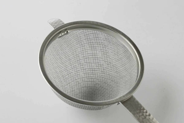 Japan Made Hammered-Pattern Handle Tea Strainer