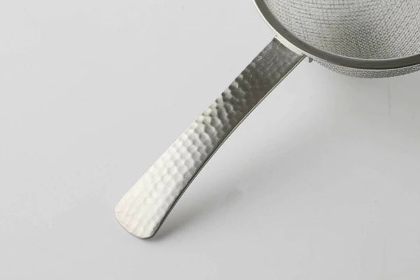 Japan Made Hammered-Pattern Handle Tea Strainer
