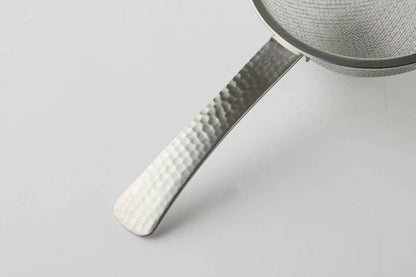 Japan Made Hammered-Pattern Handle Tea Strainer