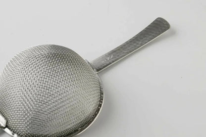 Japan Made Hammered-Pattern Handle Tea Strainer