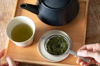 Japan Made Hammered-Pattern Handle Tea Strainer