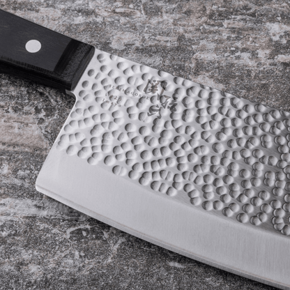 Japan Sekimagoroku Hammered Chinese Cleaver Knife