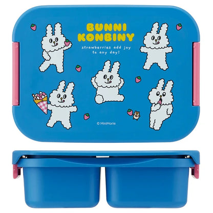 Japan SKATER Antibacterial Bento Box- Bunny Convenience Store 900ml