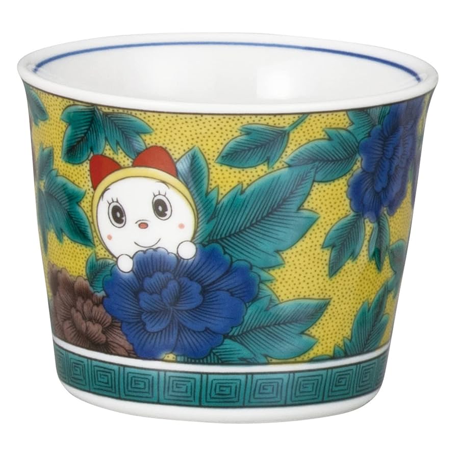 Japan Kutani Yaki Kaneshotouki Doraemon Soba Choko Cup