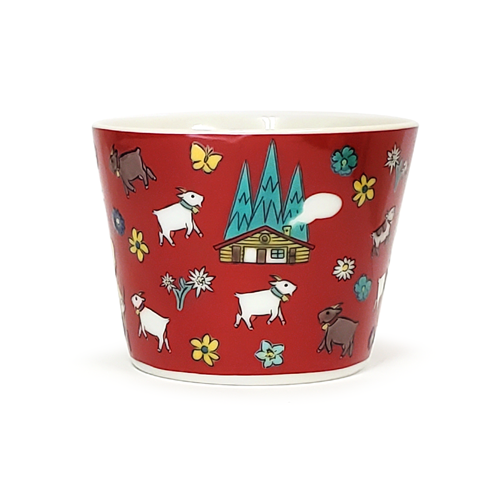 Japan Kutani Yaki Kaneshotouki Heidi and Yuki,Girl of the Alps goods,Soba Choko Cup