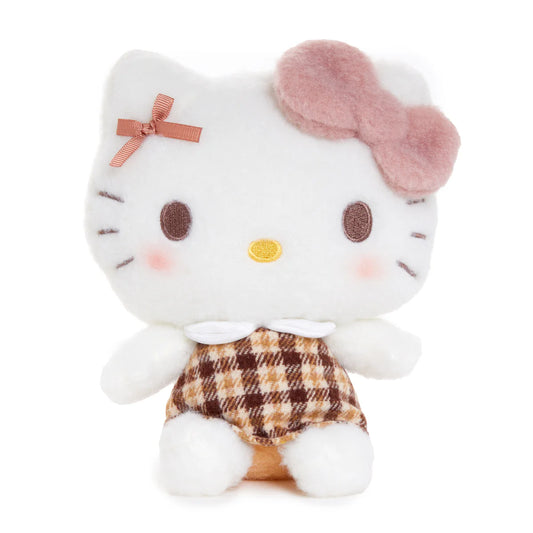 Hello Kitty 7" Plush (Mocha Check Series) Plushie Doll
