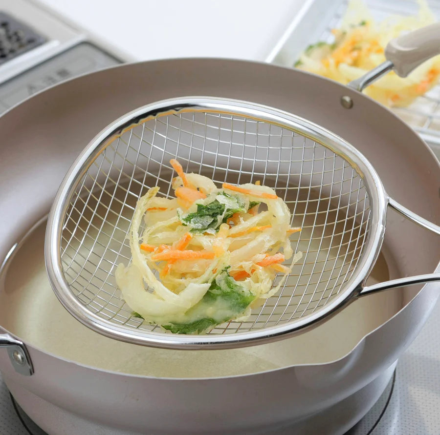 Japan Tsubame Shimomura Stainless Water Skimmer Coarse Mesh