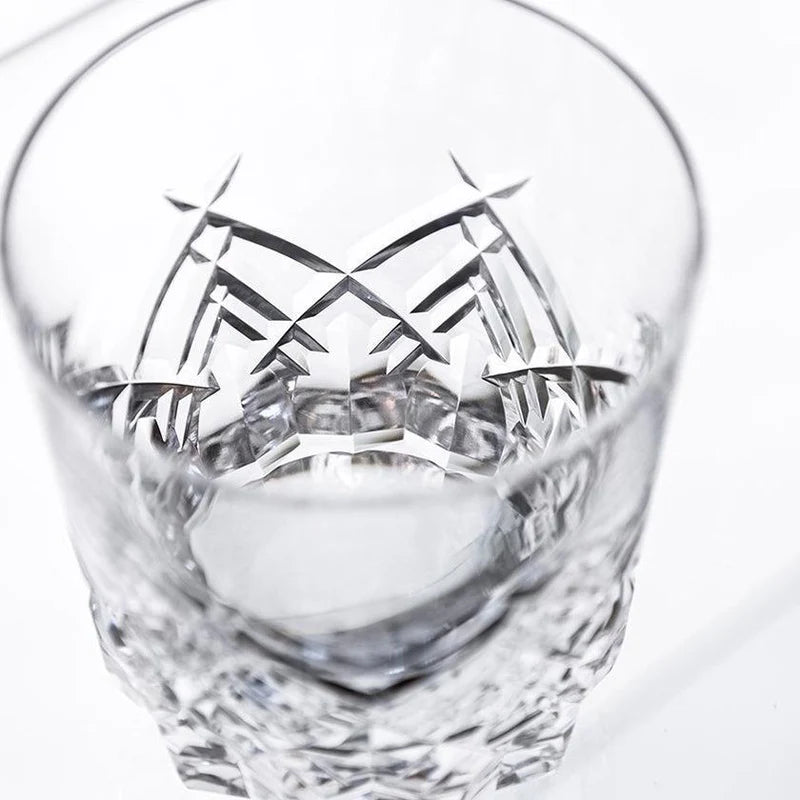[KAGAMI CRYSTAL] A Pair Of Whskey Glasses (Wooden Box)
