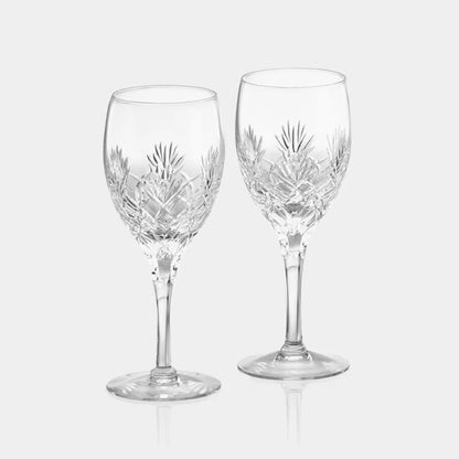 [KAGAMI CRYSTAL GLASS] Pair Of Wine Glasses 'BONHEUR' | CRYSTAL GLASS |