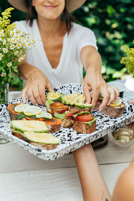 Crow Canyon Home
Splatter Large Rectangle/Jelly Roll Tray