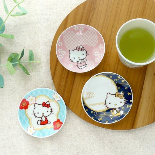 Japan Made Sanrio Hello Kitty Mamesara Small Plate Collection