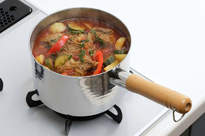 Japan Tsubame Shimomura Stainless Extra deep Pot (18cm)Shimomura Planning 34490Professional Model, Hammered