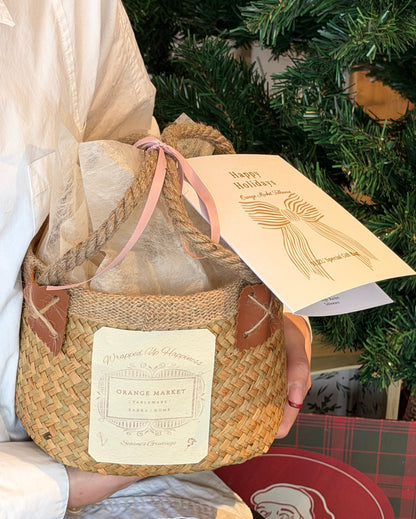 | Orange Market Tableware |  Holiday YUZU Special Gift Basket for Good Luck & Warm Wishes