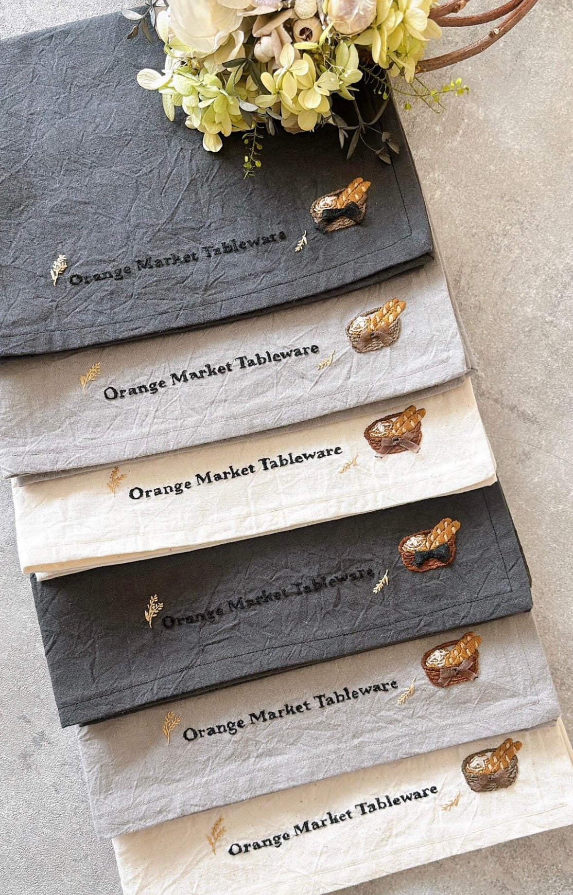 310-embroidery handmade tablecloth