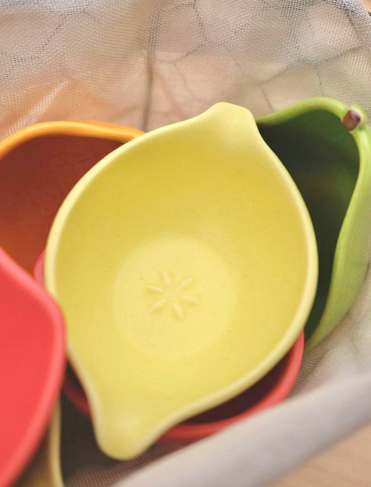 Japan made Mino Yaki Fruits dish set