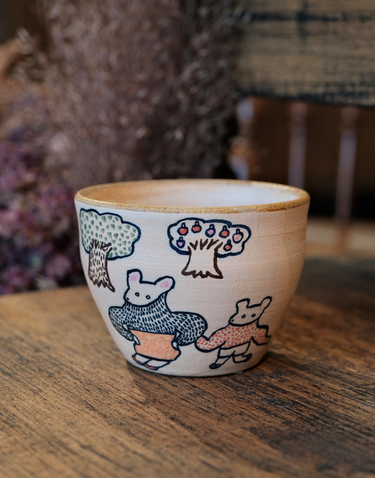 Keiko Matsumoto Handmade Forest Friends Cup