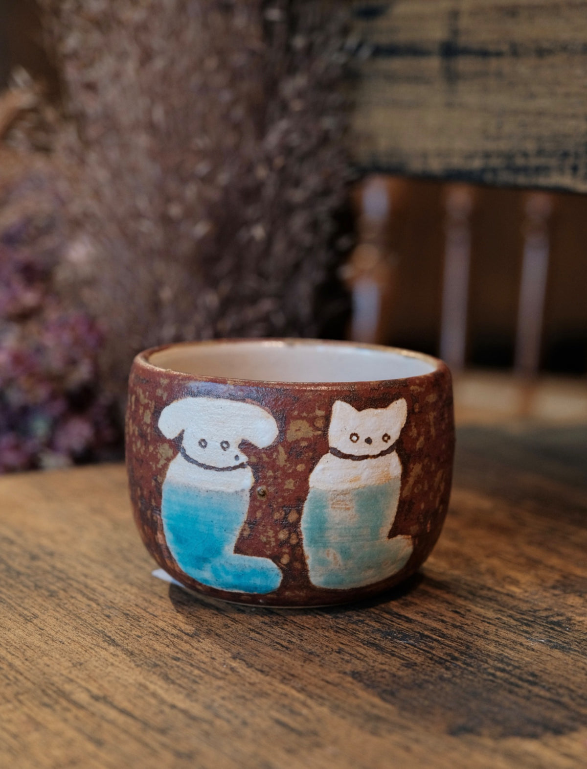 Keiko Matsumoto Handmade Dog and Cat Friends Soba Choko