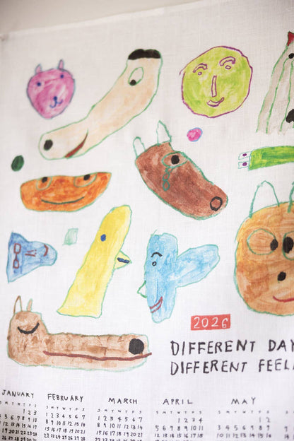 2026 Linen Calendar Different Day