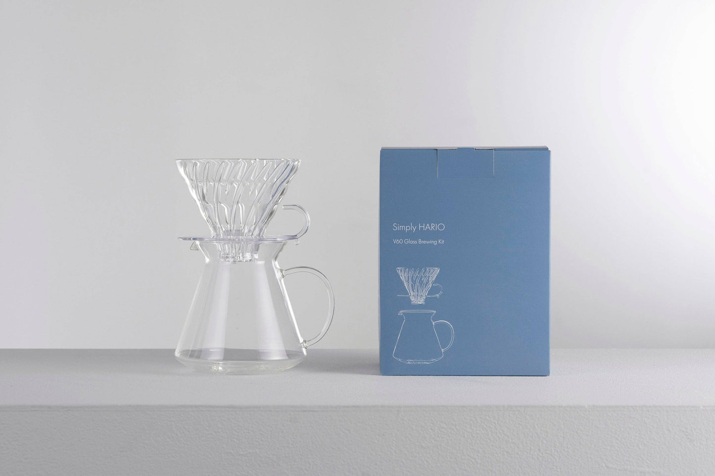 HARIO USA - "Simply Hario" V60 Glass Brewing Kit 600mL
