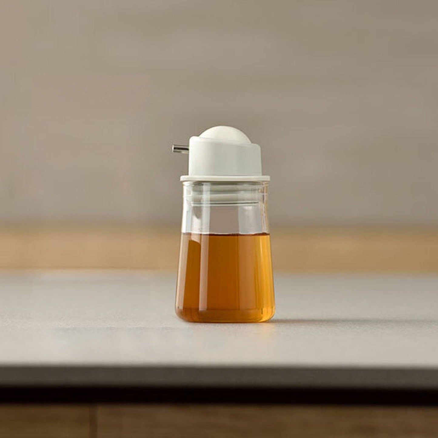 HARIO USA - One Push Soy Sauce Bottle 100mL Pale Gray