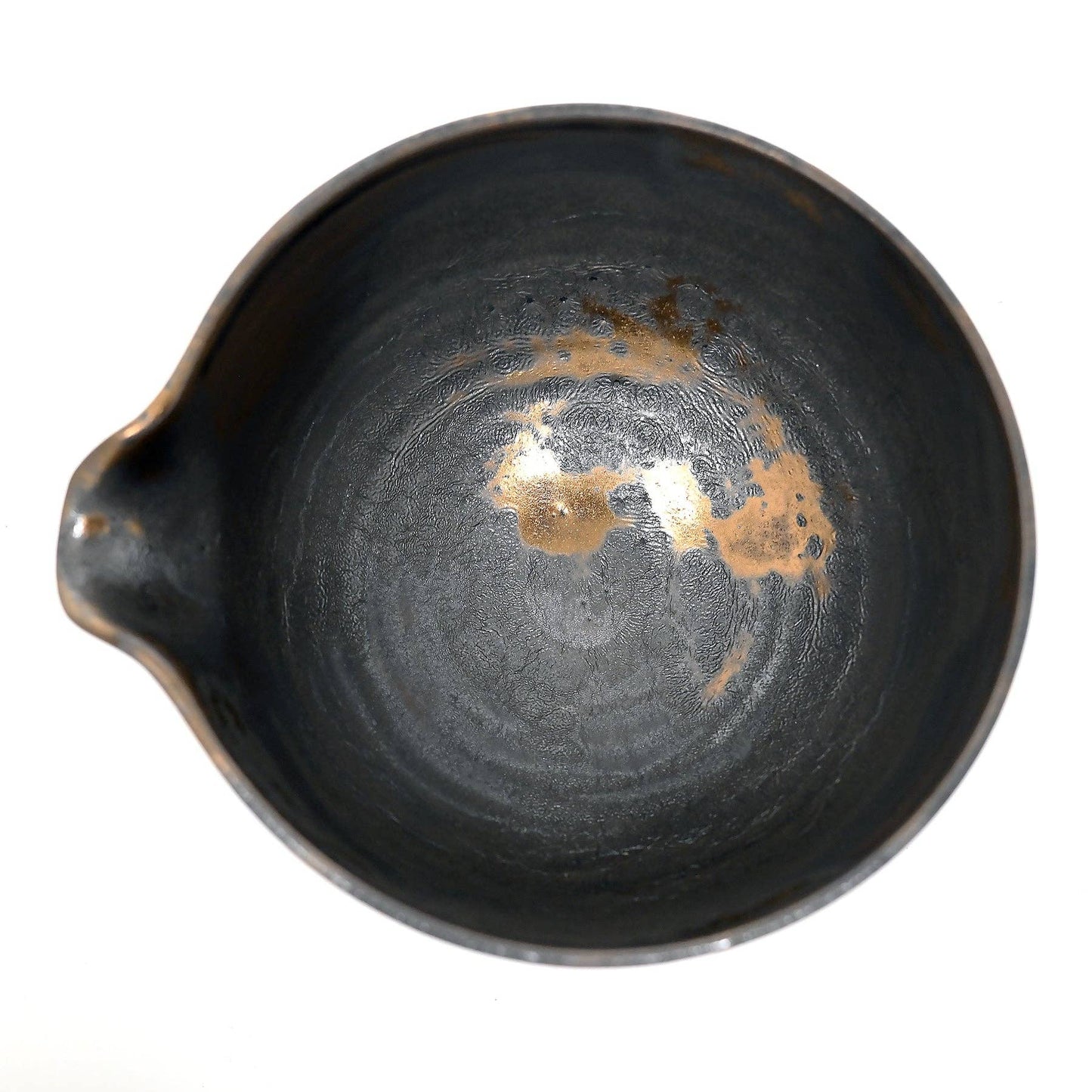Yukiakari Katakuchi 12oz  Matcha Bowl With Spout Mangantataki