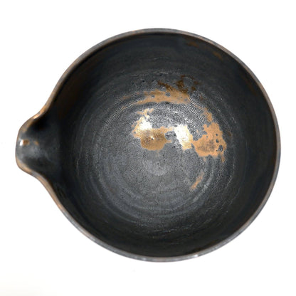 Yukiakari Katakuchi 12oz  Matcha Bowl With Spout Mangantataki