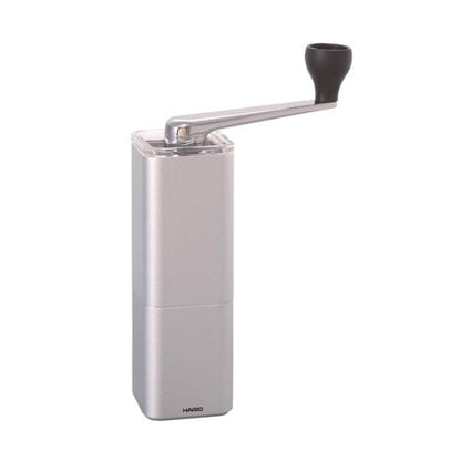 HARIO USA - "Prism" Ceramic Coffee Mill Silver Aluminum