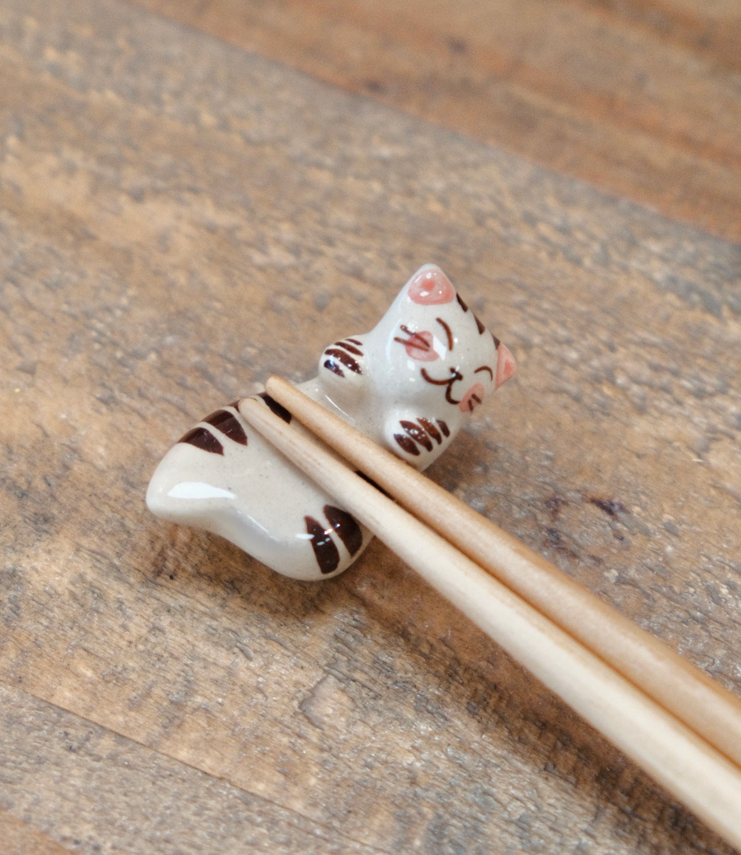 Hasami ware Handcraft Cat Chopstick Rest