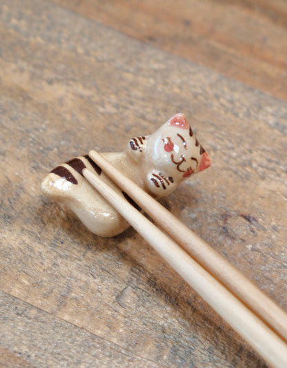 Hasami ware Handcraft Cat Chopstick Rest