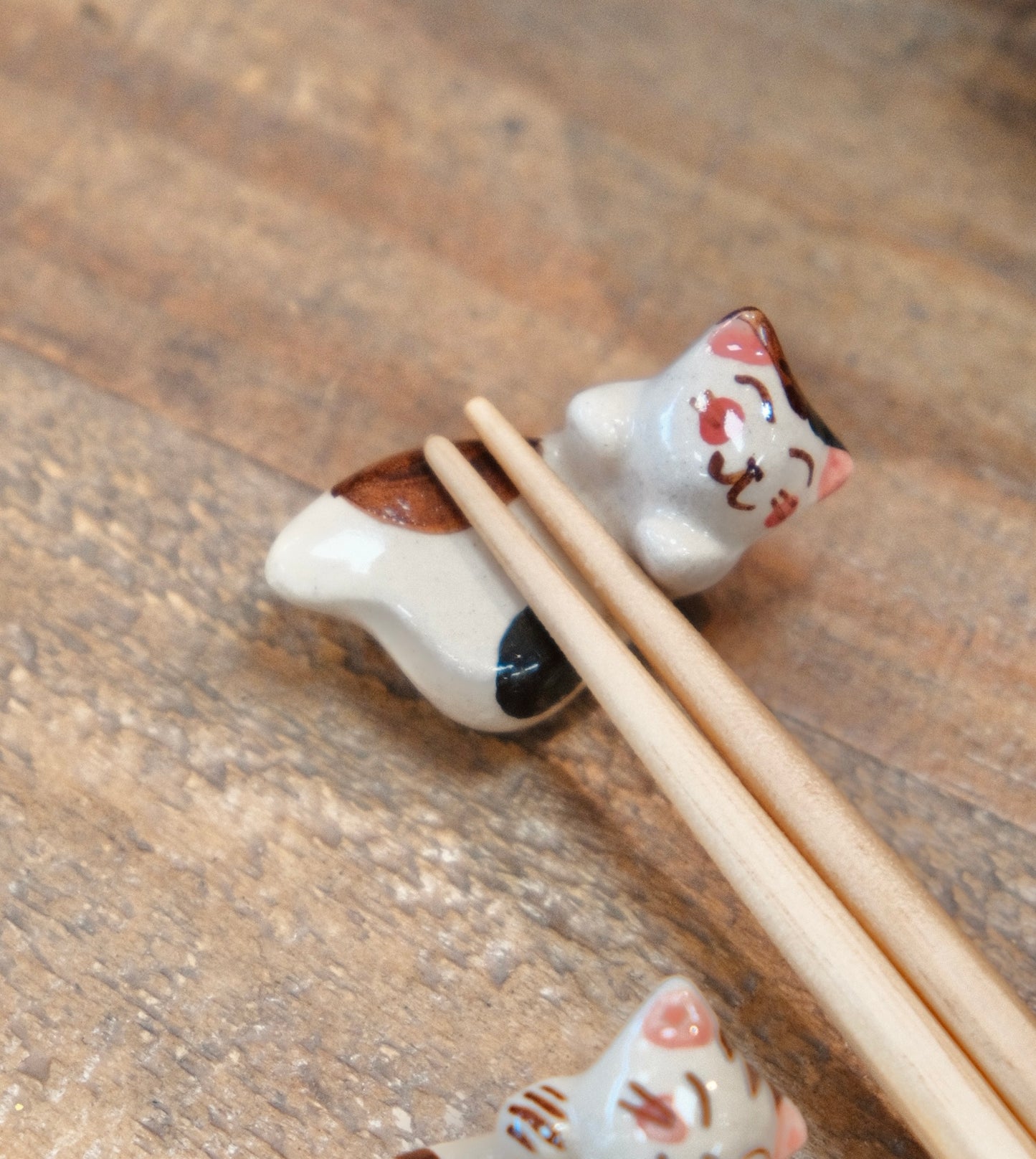 Hasami ware Handcraft Cat Chopstick Rest