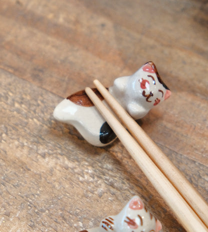 Hasami ware Handcraft Cat Chopstick Rest