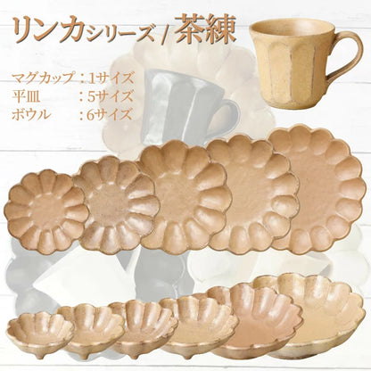 KANEKO KOHYO RINKA DESSERT PLATE 14.5cm (Beige)