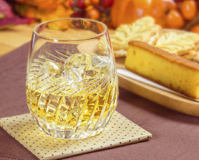 KAGAMI Crystal Wheat Field Whiskey Glass | T741-2807