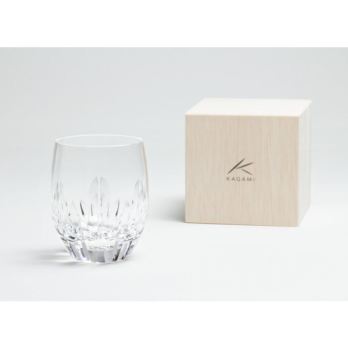KAGAMI Crystal Rounded Whiskey Glass | T428-640