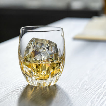 KAGAMI Crystal Rounded Whiskey Glass | T428-640
