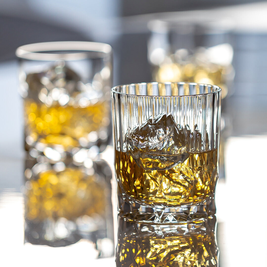 KAGAMI Crystal Hakuro White Dew Whiskey Glass | T429-2994