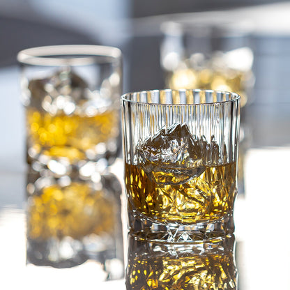 KAGAMI Crystal Hakuro White Dew Whiskey Glass | T429-2994