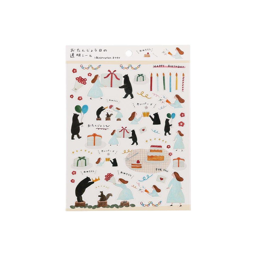 Artist Collaboration Clear PET Sticker Sheet