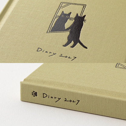 Book Style Diary B6 Variant Cat Beige 2027