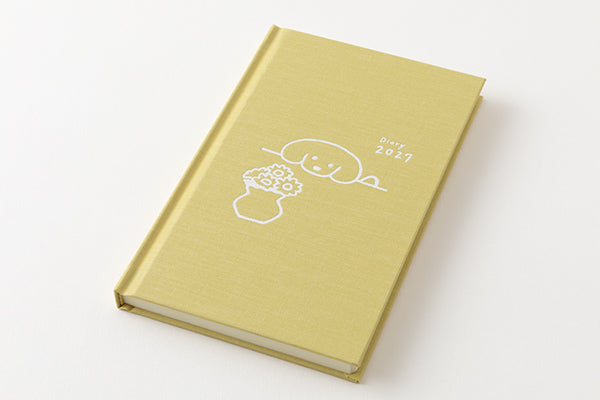 Book Style Diary B6 Variant Dog Yellow 2027