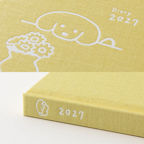 Book Style Diary B6 Variant Dog Yellow 2027