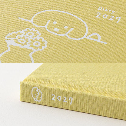 Book Style Diary B6 Variant Dog Yellow 2027
