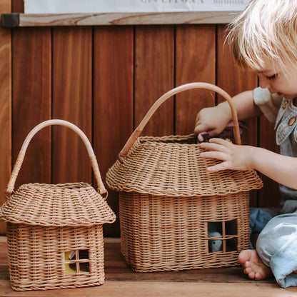 Olli ella Rattan Hutch Basket